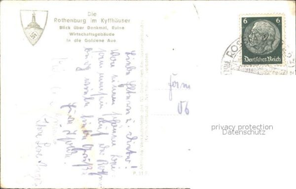 Kyffhaeuser Die Rothenburg Denkmal und Ruine – Bild 2