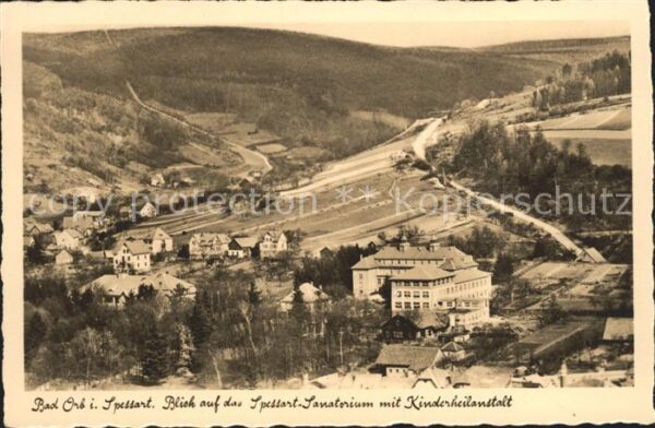 Bad Orb Spessart Sanatorium mit Kinderheilansta