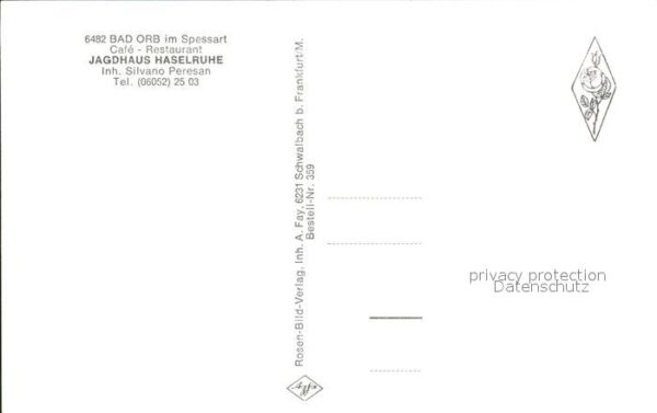 Bad Orb Cafe Restaurant Jagdhaus Haselruhe – Bild 2