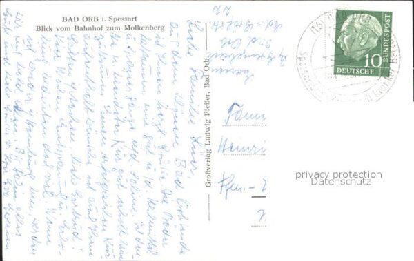 Bad Orb Kurpark mit Molkenberg Fontäne – Bild 2