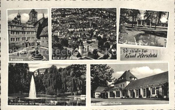 Bad Hersfeld Rathaus Total Neue Wandelhalle Kurparkt