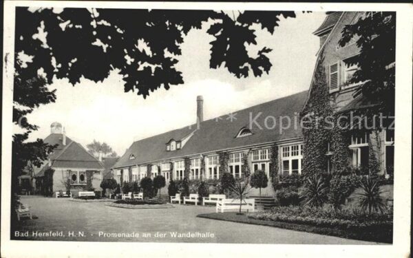Bad Hersfeld Promenade an der Wandelhalle