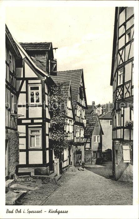 Bad Orb Kirchgasse Fachwerkhäuser