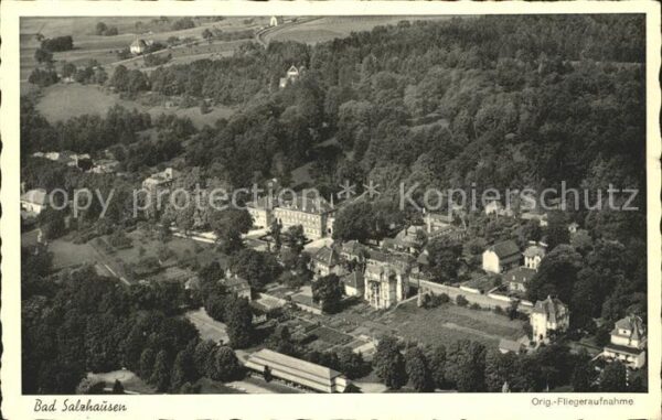 Bad Salzhausen Original Fliegeraufnahme