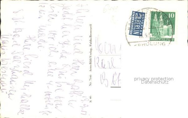 Bad Salzhausen Original Fliegeraufnahme – Bild 2