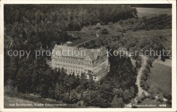 Bad Salzhausen Kaufm. Erholungsheim Original Fliegerau