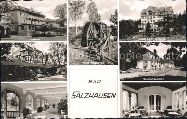 Bad Salzhausen Kurhaus Ernst Ludwig Heim Barockhäusche
