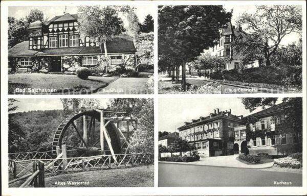 Bad Salzhausen Badehaus Haus Charlotte Kurhaus Wasserr