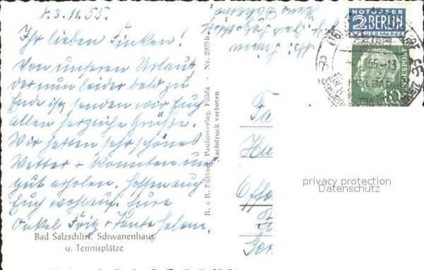 Bad Salzschlirf Schwanenhaus und Tennisplätze – Bild 2