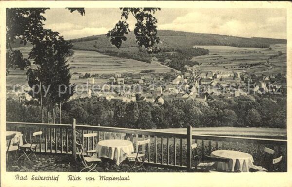 Bad Salzschlirf Panorama Blick von Marienlust