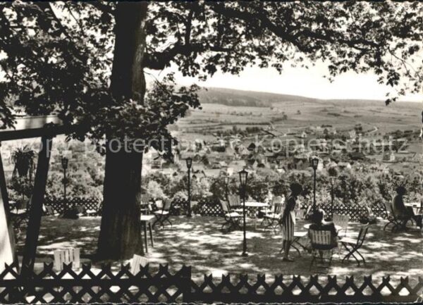 Bad Salzschlirf Waldgaststätte Marienlust Terrasse