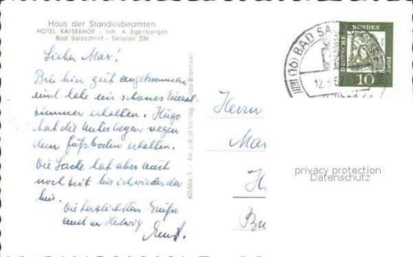 Bad Salzschlirf Hotel Kaiserhof Empfang Kurpark – Bild 2