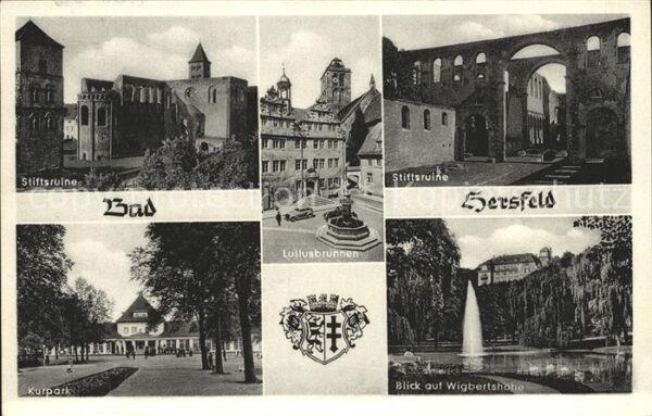 Bad Hersfeld Stiftsruine Lullusbrunnen Wigbertshöhe