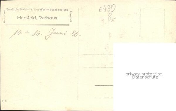 Bad Hersfeld Rathaus Brunnen – Bild 2