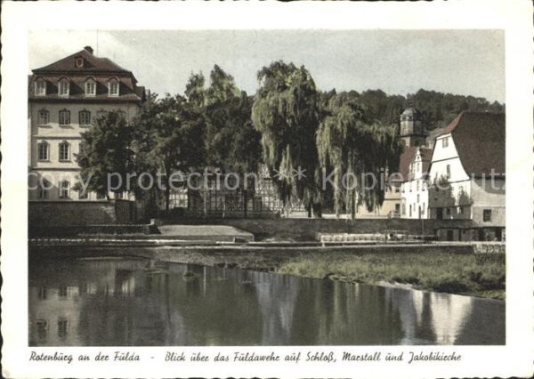 Rotenburg Fulda Fuldawehr Schloss Marstall Jakobikirche