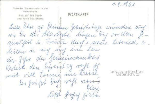 Bad Soden Stolzenberg Flutender Sonnenschein in der Wandelhal – Bild 2