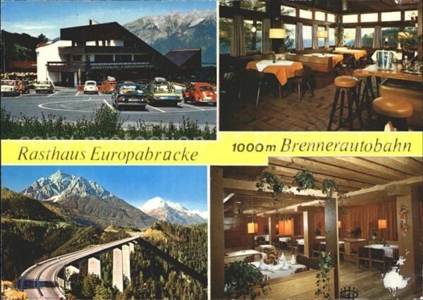 Schoenberg Stubaital Rasthaus Europabrücke Brennerautobahn A