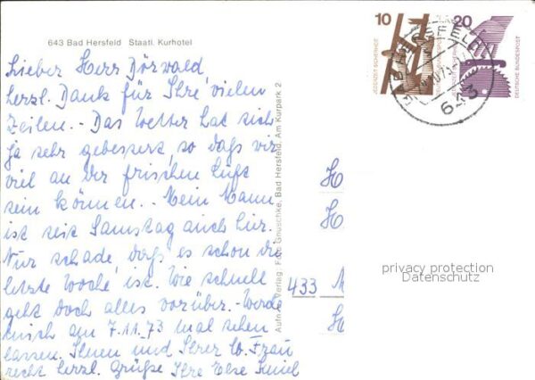 Bad Hersfeld Staatliches Kurhotel – Bild 2