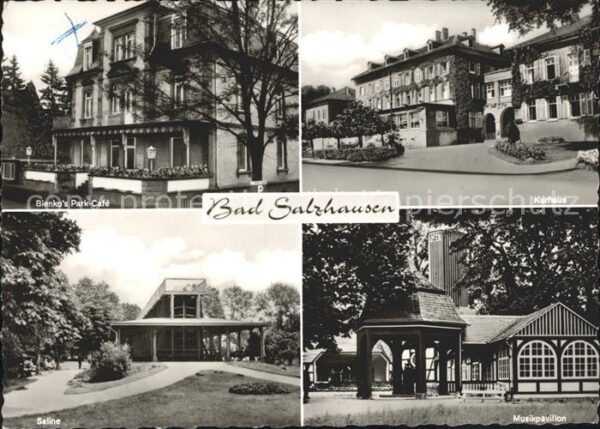 Bad Salzhausen Bienkos Park Cafe Kurhaus Musikpavillon