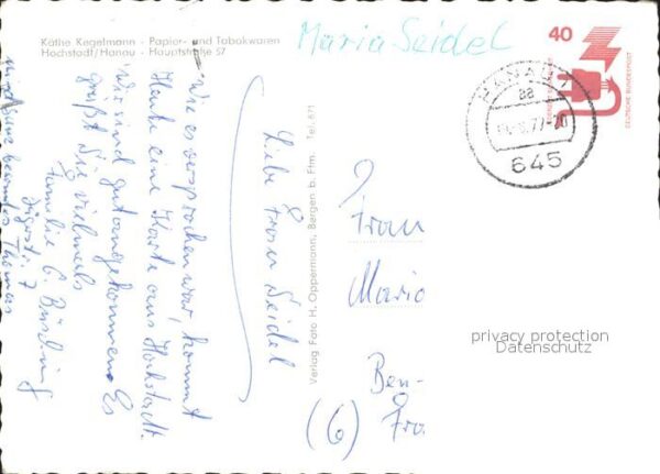 Hochstadt Main Torbogen Strassenpartie Kreuz Denkmal – Bild 2