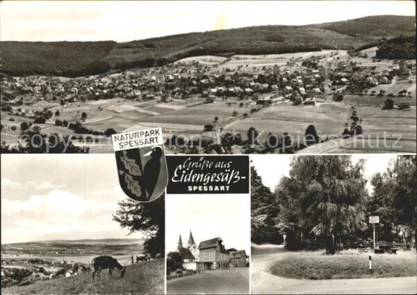 Eidengesaess Gesamtansicht Naturpark Spessart Park W
