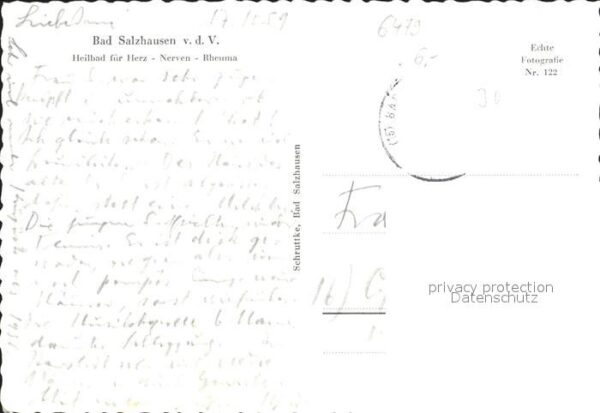Bad Salzhausen Teilansichten Heilbad Wasserrad – Bild 2