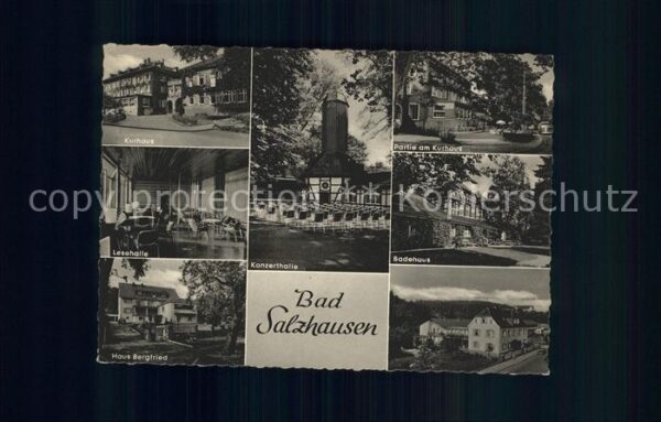 Bad Salzhausen Kurhaus Konzerthalle Badehaus Haus Berg