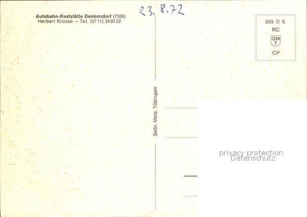 Denkendorf Wuerttemberg Autobahn Raststätte – Bild 2