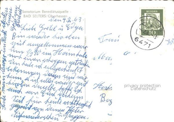 Bad Selters Sanatorium Benediktusquelle – Bild 2