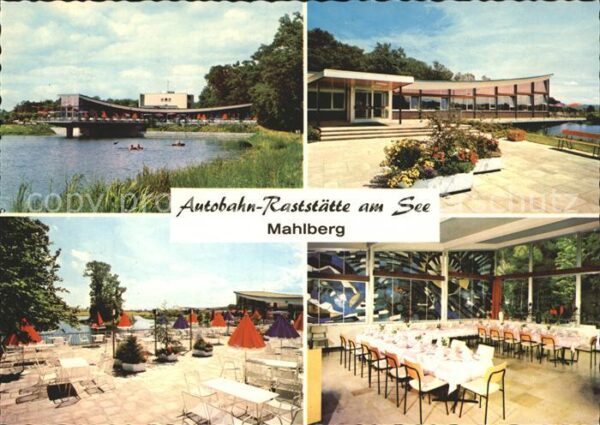 Mahlberg Autobahn Raststätte am See