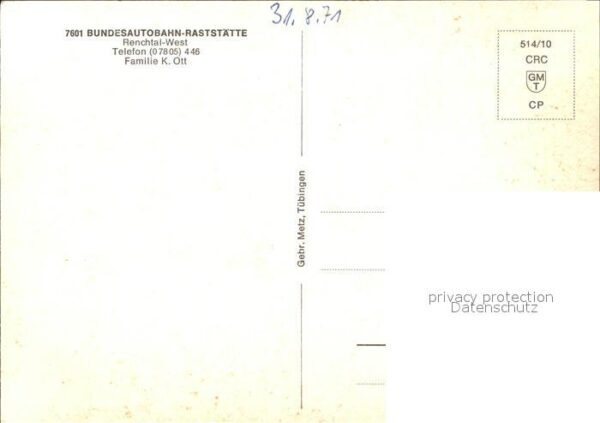 Renchtal Autobahn Raststätte Renchtal West – Bild 2