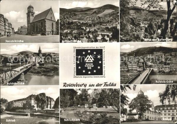 Rotenburg Fulda Jacobikirche Fuldabrücke Schlossbrücke