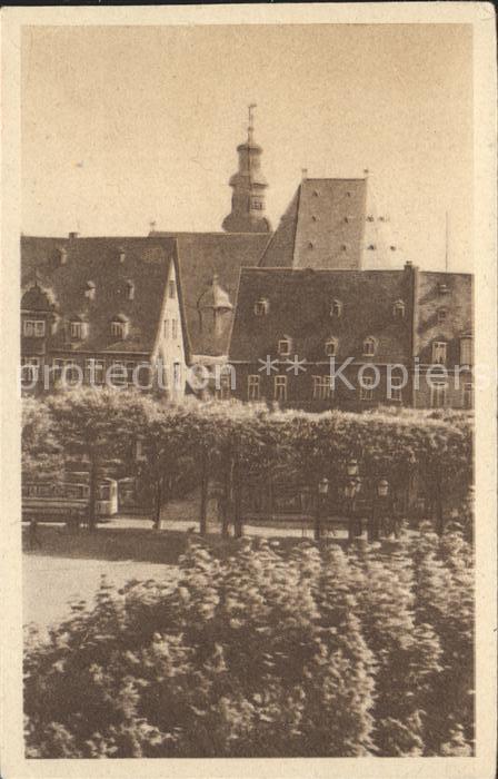 Hanau Main Marktplatz mit Blick auf Wallonische Ki
