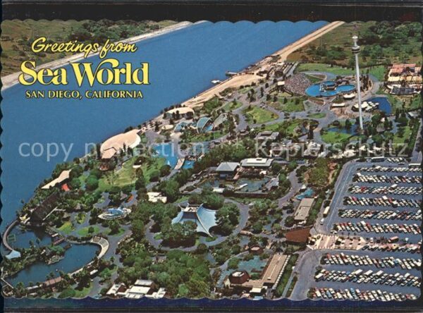 San Diego California Sea World Oceanarium Fliegeraufnahme