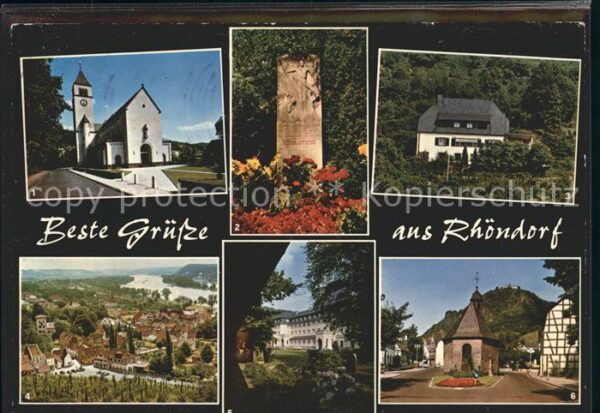 Rhoendorf Kirche Adenauer Grabstätte Haus Ziepche