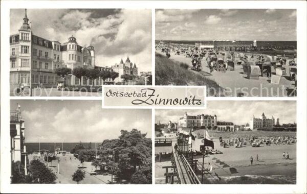 Zinnowitz Ostseebad Usedom Hotel Kurhaus Strand Promenade