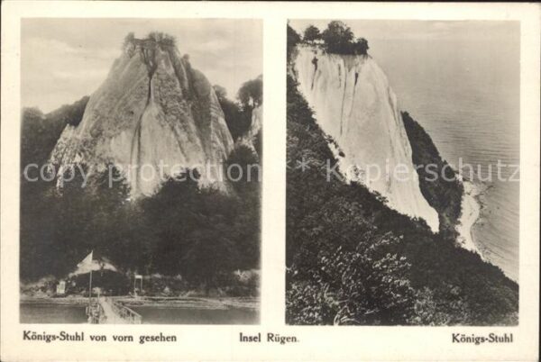 Insel Ruegen Königsstuhl Kreidefelsen