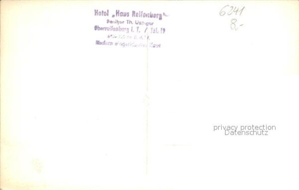 Reifenberg Taunus Blick zur Burg Ruine – Bild 2