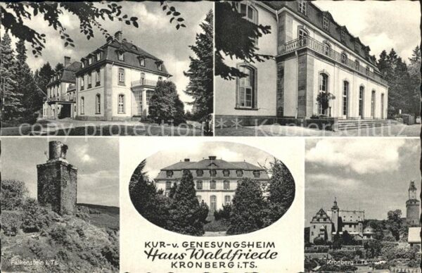 Kronberg Taunus Kurheim Genesungsheim Haus Waldfriede B