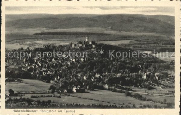 Koenigstein Taunus Fliegeraufnahme