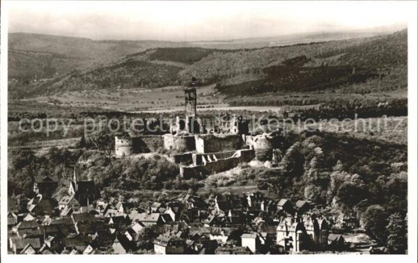 Koenigstein Taunus Ansicht mit Burgruine Höhenkurort