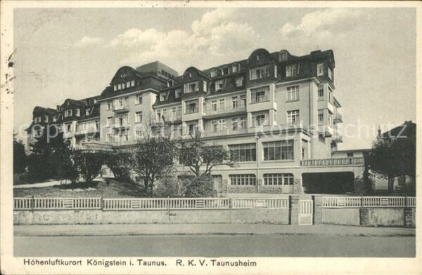 Koenigstein Taunus RKV Taunusheim Höhenluftkurort