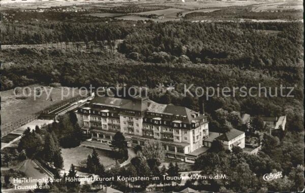 Koenigstein Taunus Taunusheim Fliegeraufnahme