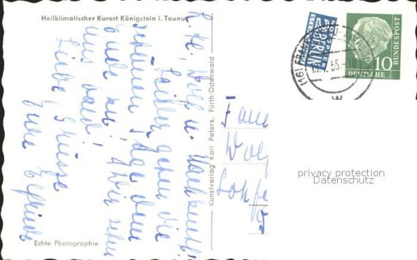 Koenigstein Taunus Ansicht mit Burgruine – Bild 2