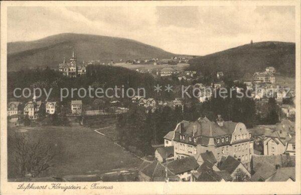 Koenigstein Taunus Panorama Luftkurort