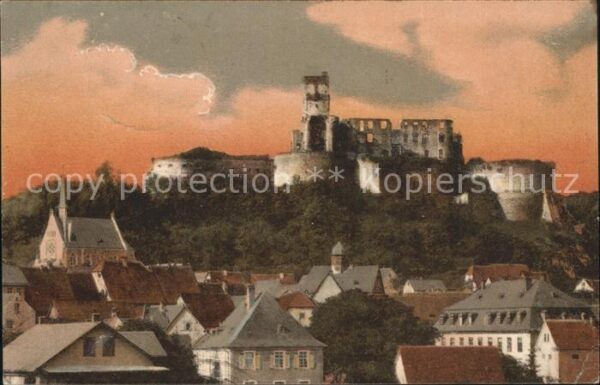 Koenigstein Taunus Ansicht mit Burgruine