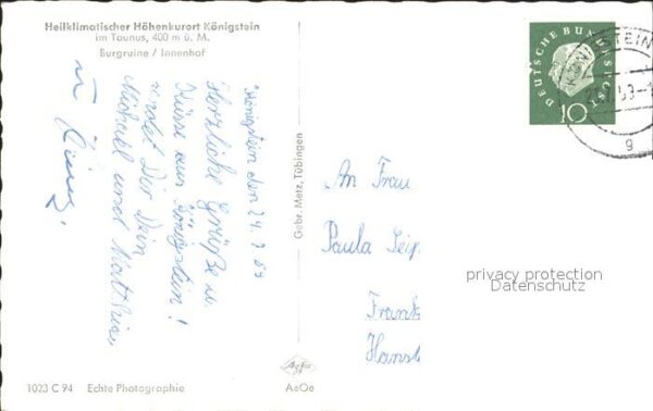 Koenigstein Taunus Burgruine Innenhof – Bild 2