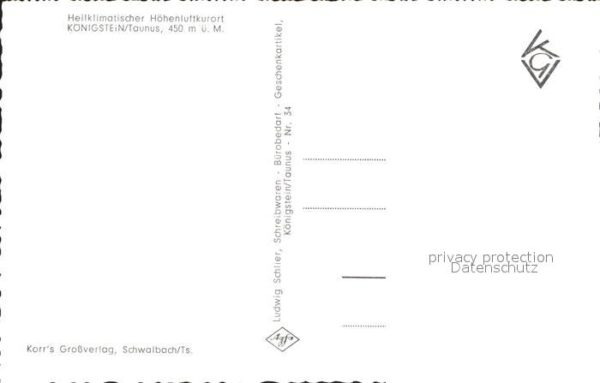 Koenigstein Taunus Teilansicht – Bild 2