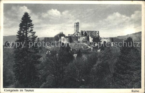 Koenigstein Taunus Ruine Falkenstein