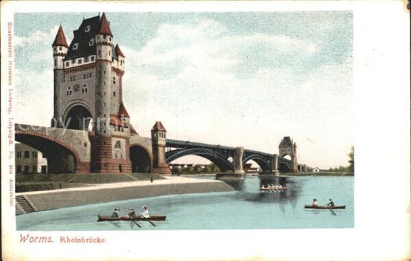 Worms Rhein Rheinbrücke
